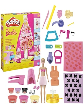 Set muñecas Barbie Play Doh desfile de modas