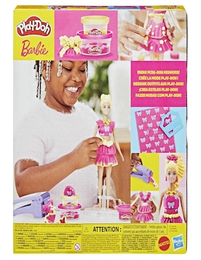 Set muñecas Barbie Play Doh volantes y lazos