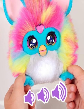 Peluche de búho Furby Dj Furby de 22,4 cm