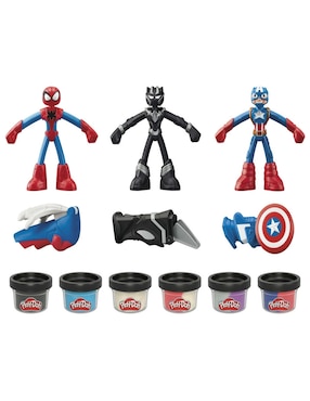 Set figuras acción Marvel Especial Play Doh