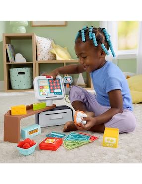 Caja registradora escanea y aprende Fisher Price juego de rol para niños