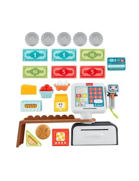 Caja registradora escanea y aprende Fisher Price juego de rol para niños