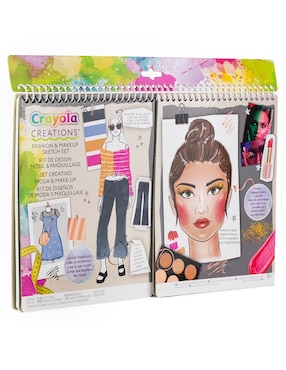 Fashion & make up sketch set Crayola