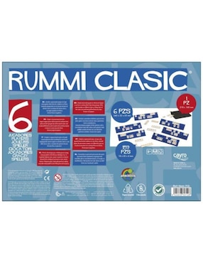 Rummy clásico 6 jugadores Cayro