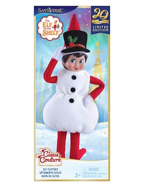 Vestuario muñeco de nieve para Elf Elf On The Shelf