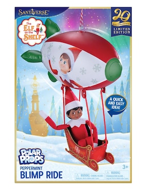 Globo Zeppelin Aerostático Elf On The Shelf juego montable infantil unisex