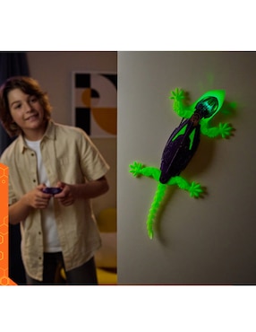 Animal robot Gecko brilla en la oscuridad Spin Master