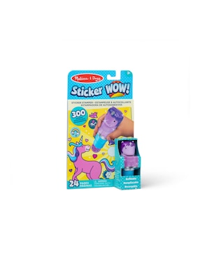 Estampadora de autoadhesivos Melissa & Doug sticker wow! juego de arte y habilidades para niña