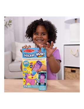 Estampadora de autoadhesivos Melissa & Doug sticker wow! juego de arte y habilidades para niña