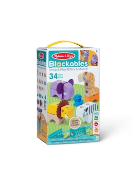 Set juego Blockables Safari Melissa & Doug