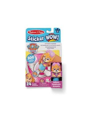 Sticker Wow Melissa & Doug juego didáctico para niña