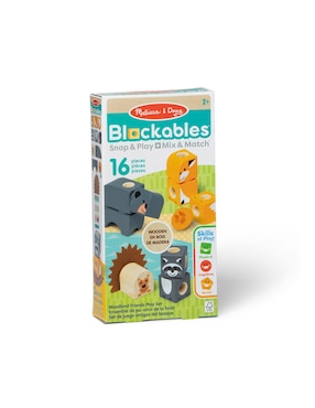 Set juego blockables Creaturas del bosque Melissa & Doug