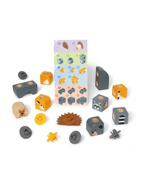 Set juego blockables Creaturas del bosque Melissa & Doug