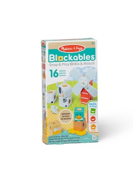 Set juego blockables Amigos de la granja Melissa & Doug