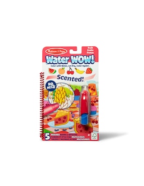 Water wow fruit scented pad Melissa & Doug didáctico unisex