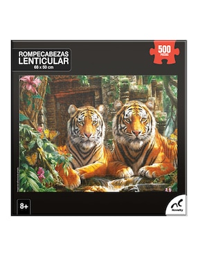 Rompecabezas Tigres lenticular Novelty 500 piezas