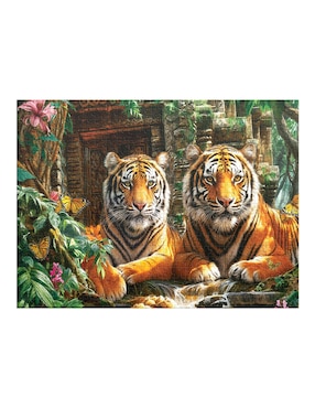 Rompecabezas Tigres lenticular Novelty 500 piezas