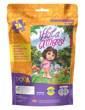 Rompecabezas Dora la exploradora Novelty 24 piezas