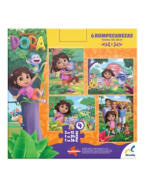 Rompecabezas Dora la exploradora Novelty 84 piezas