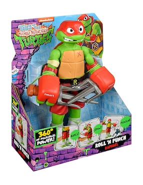 Figura de acción Tortugas Ninja Namco-Bandai Bandai con movimiento