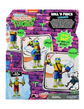 Figura de acción Tortugas Ninja Namco-Bandai Bandai con movimiento