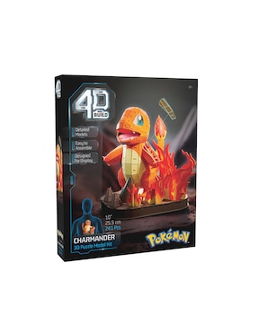Rompecabezas Pokémon Charmander 4D Spin Master 16 piezas
