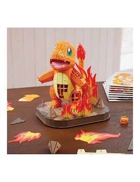 Rompecabezas Pokémon Charmander 4D Spin Master 16 piezas