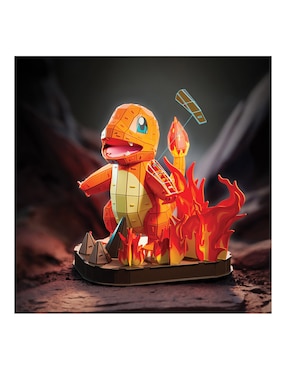 Rompecabezas Pokémon Charmander 4D Spin Master 16 piezas