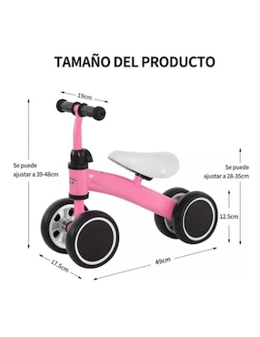 Triciclo Lab.G rodada 10 para niña