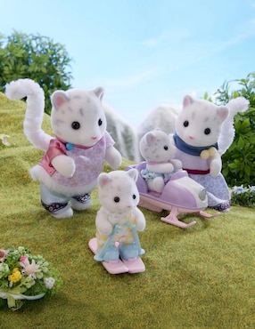 Familia Leopardo de las Nieves Sylvanian Families