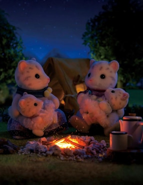 Familia Leopardo de las Nieves Sylvanian Families