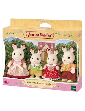 Familia conejo chocolate Sylvanian Families