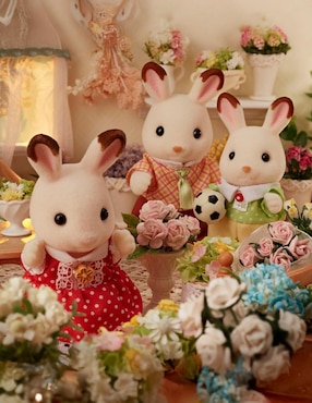 Familia conejo chocolate Sylvanian Families