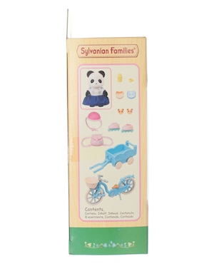 Set de Ciclismo y Patinaje de niña Panda Sylvanian Families