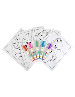 Hojas para colorear prehistóricas Crayola juego arte y manualidades unisex