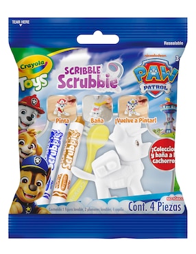 Scribble Scrubbie Crayola Paw Patrol juego arte y manualidades infantil unisex