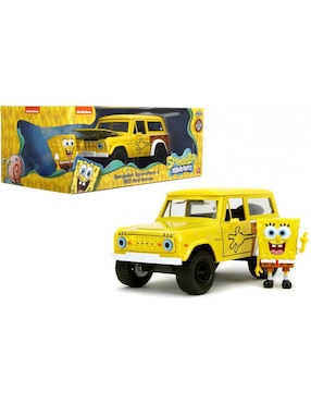 Vehículo a escala Jada Toys ford bronco 1973 Bob Esponja