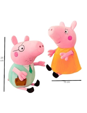 Set de peluches de Peppa Pig Cerdo Lab.G