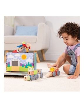 Set juego Blockables vehículos Melissa & Doug