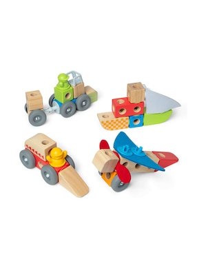 Set juego Blockables vehículos Melissa & Doug