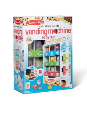 Máquina expendedora Melissa & Doug juego didáctico infantil unisex