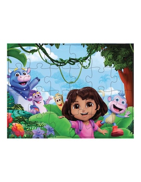 Set de rompecabezas Dora la exploradora Spin Master 3 piezas