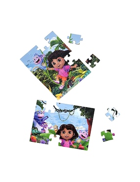 Set de rompecabezas Dora la exploradora Spin Master 3 piezas