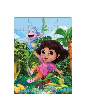 Set de rompecabezas Dora la exploradora Spin Master 3 piezas