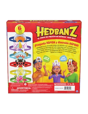 Hedbanz El juego de preguntas rápidas Spin Master ¿Que soy?