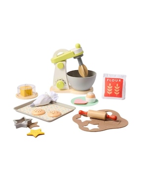 Set repostería Gigglescape de madera y plástico