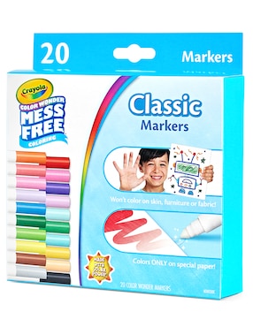 Plumones clásicos Crayola juego arte y manualidades infantil unisex