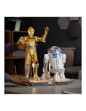 Rompecabezas Star wars C3PO & RD2D 4d Spin Master 438 piezas