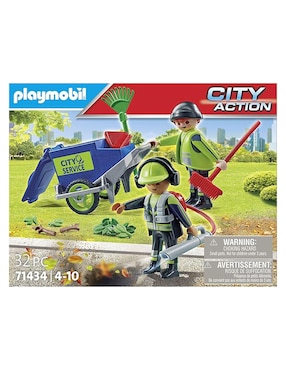 Playmobil Equipo de Limpieza Urbana City Action 71434