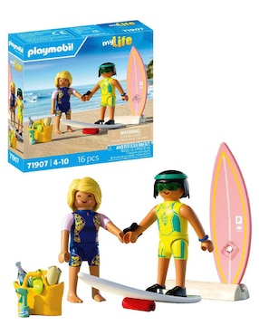Playmobil Pequeña escuela de surf 71907